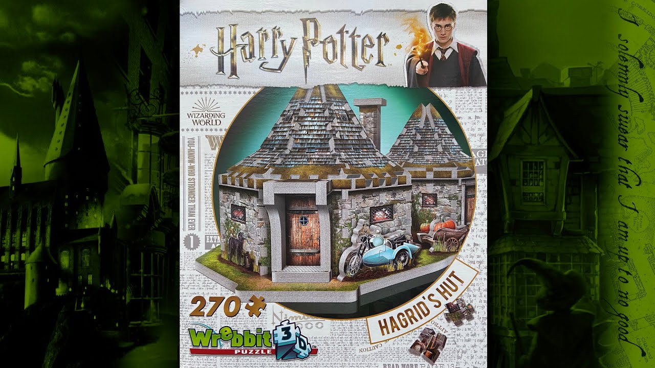 Puzzle 3D Cabaña de Hagrid (270 Piezas) Harry Potter — X Uruguay