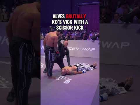 Is this the knockout of the year? Alec’s brutally KO’s with a scissor kick!
