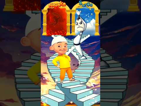 Keluarga upin ipin pilih surga | Surga atau neraka #shorts #shortvideo