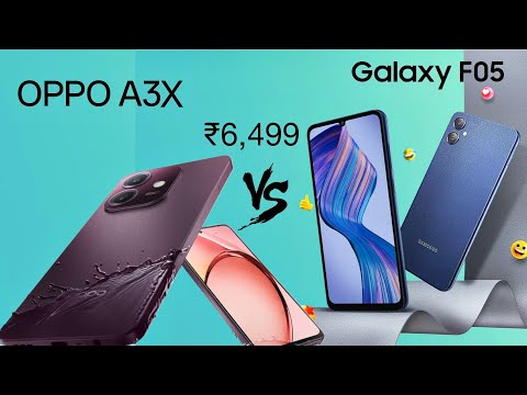 Oppo A3x Vs Samsung Galaxy F05 | Unboxing | Comparison | Design | Specification | Camera | Price