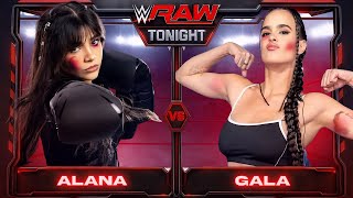 ALANA VS GALA - Extreme Rules 💥 Pelea de simulación en WWE 🔥