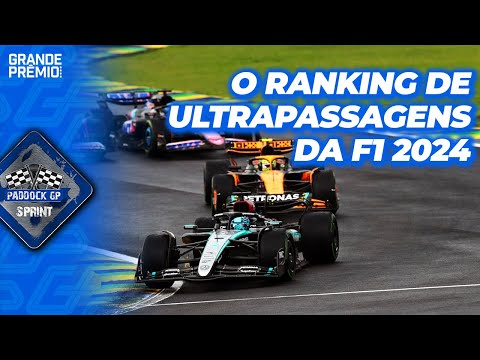 LAS VEGAS É SUCESSO E MÔNACO... FRACASSO? O RANKING DE ULTRAPASSAGENS DA F1 2024 | Paddock Sprint