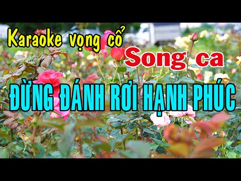 Karaoke vọng cổ  ĐỪNG ĐÁNH RƠI HẠNH PHÚC – SONG CA [T/g Thầy Thanh Vân]