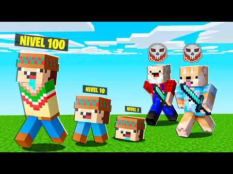 Minecraft: 3 CAZADORES vs 1 CORREDOR que EVOLUCIONA 😱🔪 SILVIO vs 3 ASESINOS en MINECRAFT SPEEDRUN
