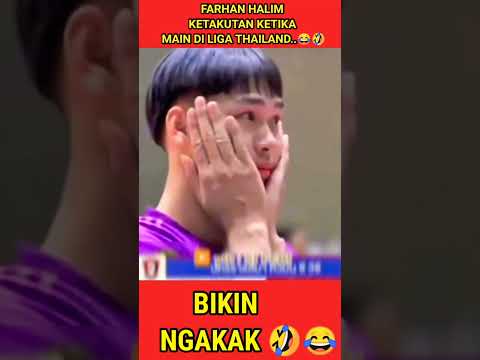 Farhan Bikin Ngakak 😂🤣 #farhanhalim #volleyball #ligathailand #shorts #ngakak #volingakak #fyp