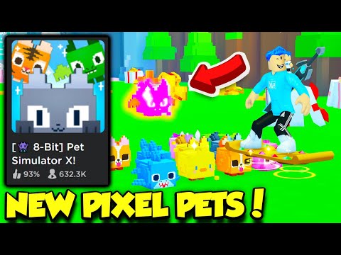 The PIXEL WORLD Update Is HERE In Pet Simulator X And It's INSANE! (Roblox)