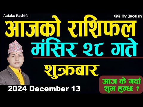 Aajako Rashifal Mangsir 28 | 13 December  2024| Today's Horoscope arise to pisces | Aajako Rashifal