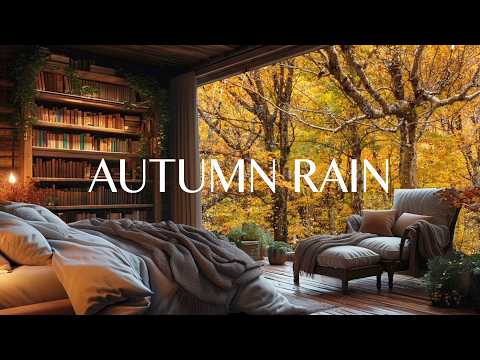 Autumn Rain Sounds for Sleeping & Studying | Soothing Nature Sounds (3 Hours)