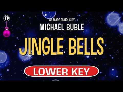 Michael Buble – Jingle Bells | Karaoke Lower Key