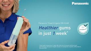 Panasonic EW‑DJ4B Travel Oral Irrigator | Clean teeth and gums wherever you go | Panasonic EU