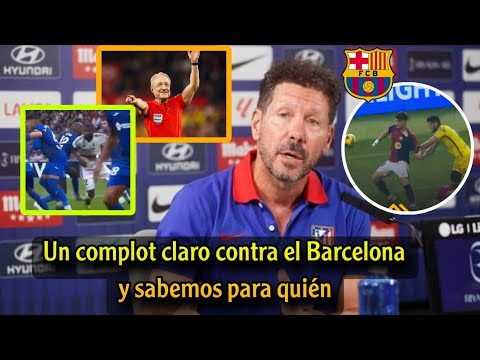 ¿No creerás lo que dijo Simeone sobre las decisiones arbitrales en el Barcelona-Las Palmas?