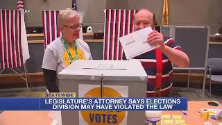 YouTube video thumbnail: After Deactivating 3,000 Voters, Legislature’s Attorney Says Elections Division may Have Violated Both State and Federal law