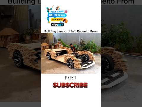 Part 1 Building Lamborghini car : Revuelto From #shorts #car