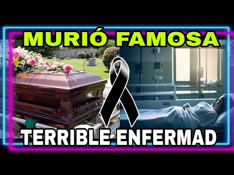 ✝️LUTO EN LA TELEVISIÓN MILES LA LLORAN HOY.