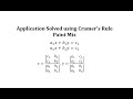 Understanding Cramer's Rule and Linear Equations