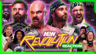 WE LOVE THIS MATCH (and Edge) | The Girls react to AEW Revolution 2026 FTR vs The Young Bucks!