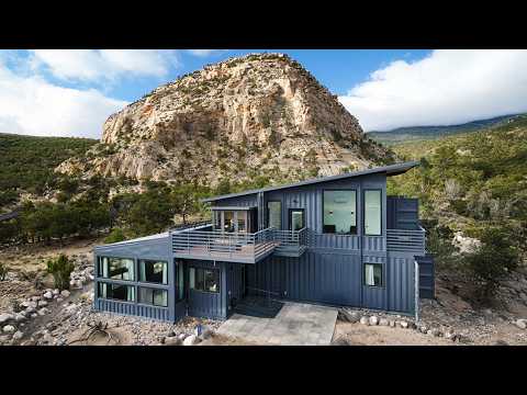 Luxury container homes tours - large and small