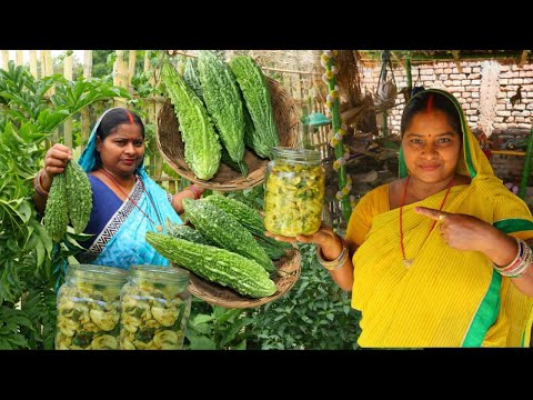 करेले को धूप में सुखाकर  बनाएं यह आचार सालों साल चलेगा और शरीर के सारे दुख दर्द दूर कर देगा Achar