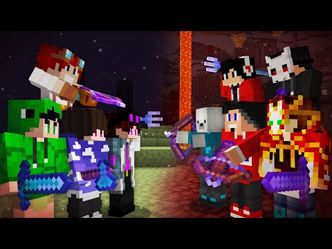 100 DIAS EM UMA GUERRA DE DIMENSÕES NO MINECRAFT (FILME)
