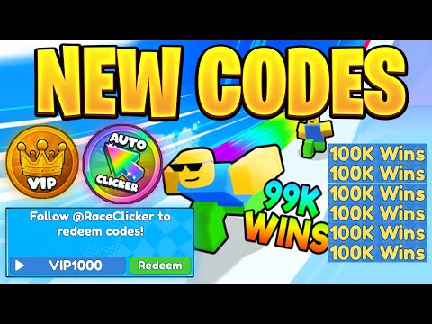 *NEW* ALL WORKING CODES FOR RACE CLICKER! ROBLOX
