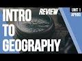 Human Geography Concepts and Methods
