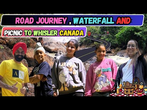 Road Journey, Waterfall And Picnic To Whisler Canada | RS 1313 VLOGS | Ramneek Singh 1313