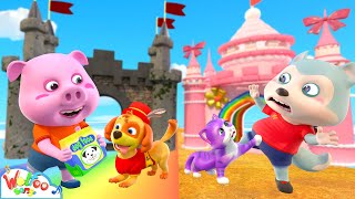 Don't Abandon Your Pets! My Pet vs Your Pet Song | Puppy Song & Nursery Rhymes | Wolfoo Kids Songs