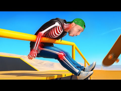 J'ai Brisé mes 206 Os en tant que Skateboarder Pro sur Skate.