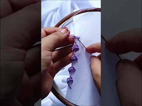 viral embroidery 🪡🤩 #handemboidery #viralvideo