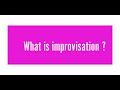 Improvisation Skills for Actors