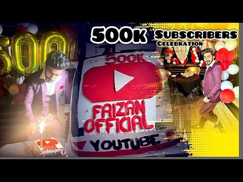 Yahoo🥳🤩500k subscribers Complete 🤩celebration ki samandar ke upper😱🤯