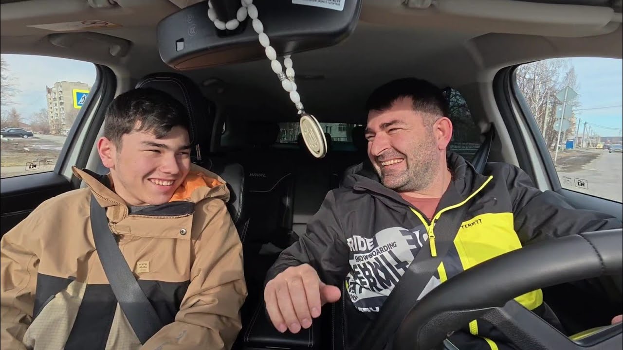 Обед за 30 минут. Мои мужики едут на дачу Сафар рассуждает в машине.