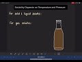 Gas Solubility and Pressure Concepts