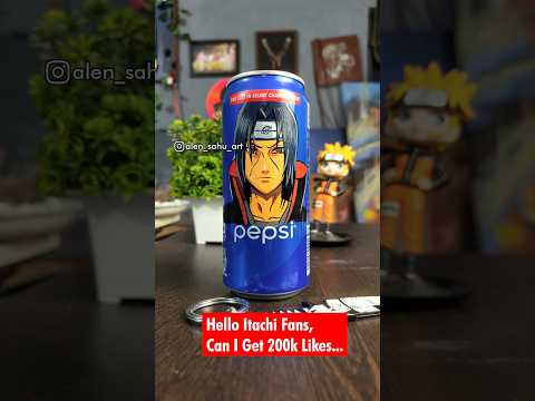 Itachi Pepsi Can Art #shorts #itachi