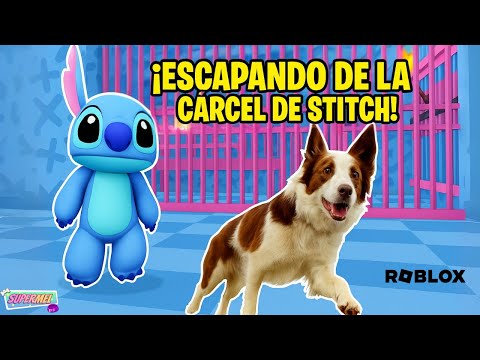 ESCAPANDO de la prisión de Stitch en Roblox | SuperMel Gamer