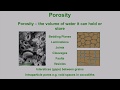 Porosity and Permeability of Rocks
