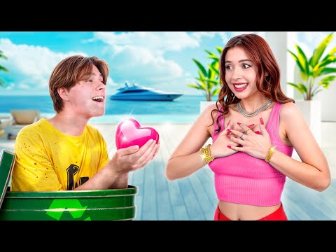 Giga Rich Girl Fell in Love With Homeless || Poor Boy VS Millionaire Girl