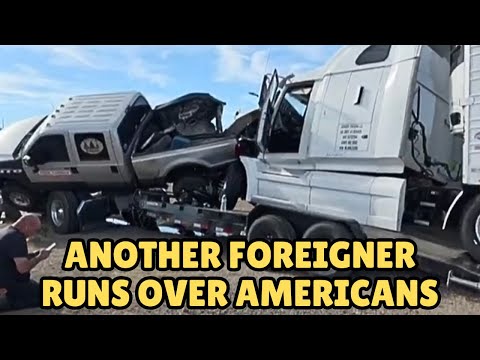 Foreign Truck Driver Runs Over Innocent Americans