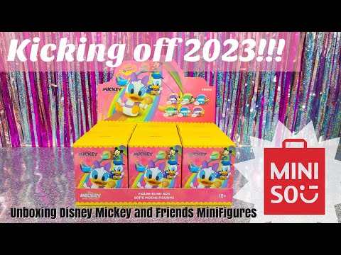 Starting 2023 with Mickey and Friends Mini Figures from Miniso Canada