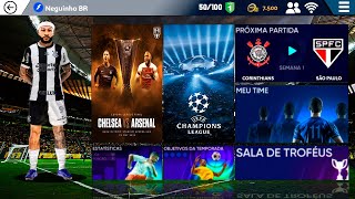 SAIU NOVOS JOGO FANTÁSTICO DE FUTEBOL COM MODO CARREIRA PARA ANDROID 2024 - 25