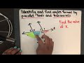 Angles Formed by Parallel Lines and Transversals
