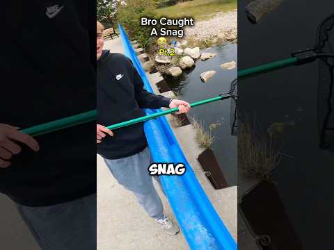 Bro Caught A Snag 😭🎣 #fishing