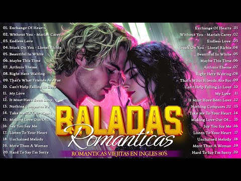 Clasicos En Ingles De Los 80's - 90's Baladas De Oro 💖 Música romántica para trabajar y concentrarse