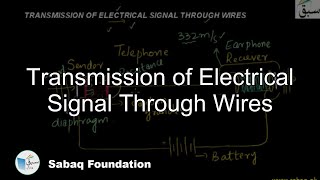 Transmission of Electrical Signal Through Wires