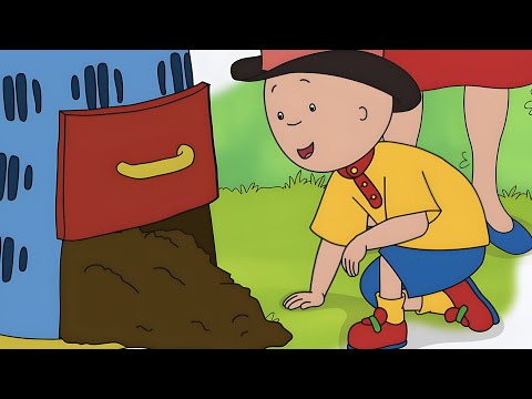 Caillou Aprende sobre Compost |