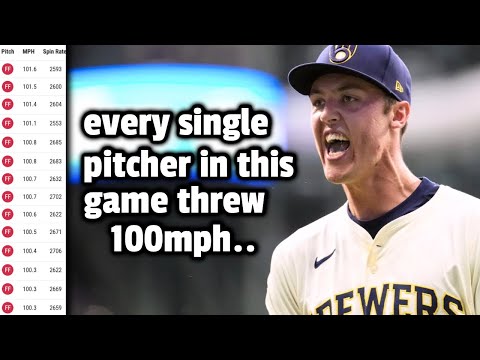 We Just Saw the Hardest Thrown Game in Baseball History