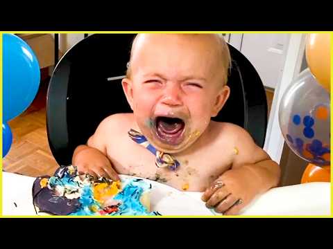 Lord of Cakes: Funniest Baby Destroys Everything On Birthday || Peachy Vines