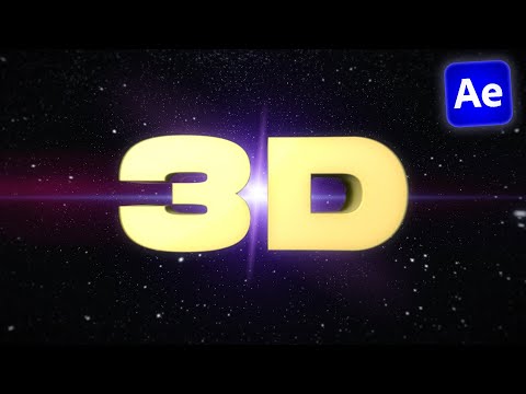 3D Title Animations and Transitions in After Effects