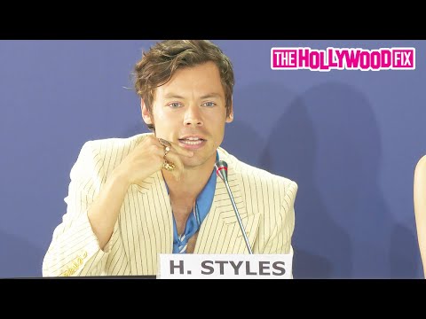 Harry Styles Talks Music Vs. Movies, His Future, Family, Friends & More At 'Don't Worry Darling' PC