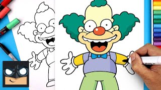 How to Draw Krusty the Clown